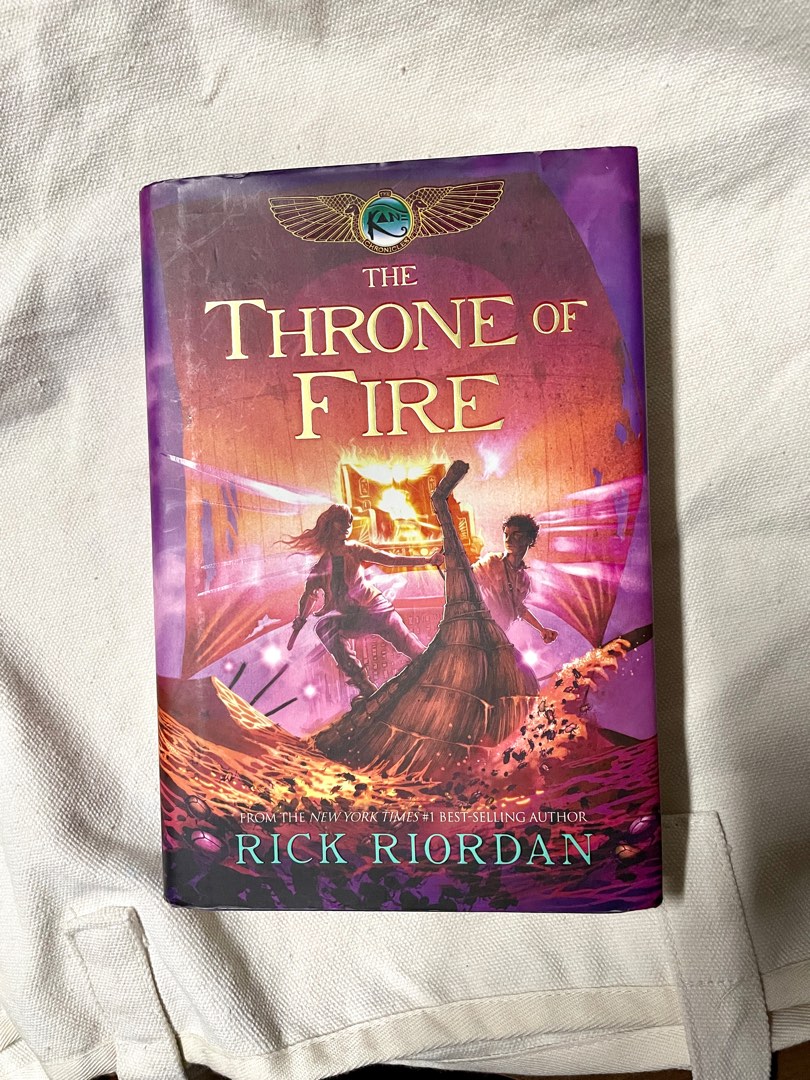 Rick Riordan- Throne of Fire Hard-Bound Good as New on Carousell