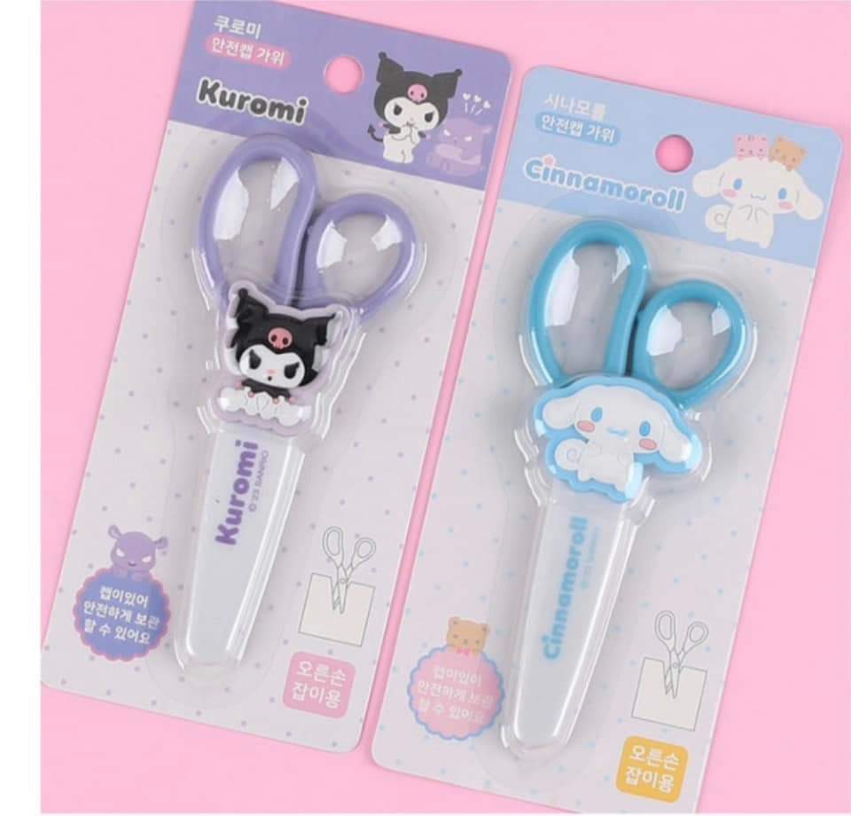 Sanrio License Kuromi Cinnamoroll Scissors with Cover, Hobbies & Toys ...