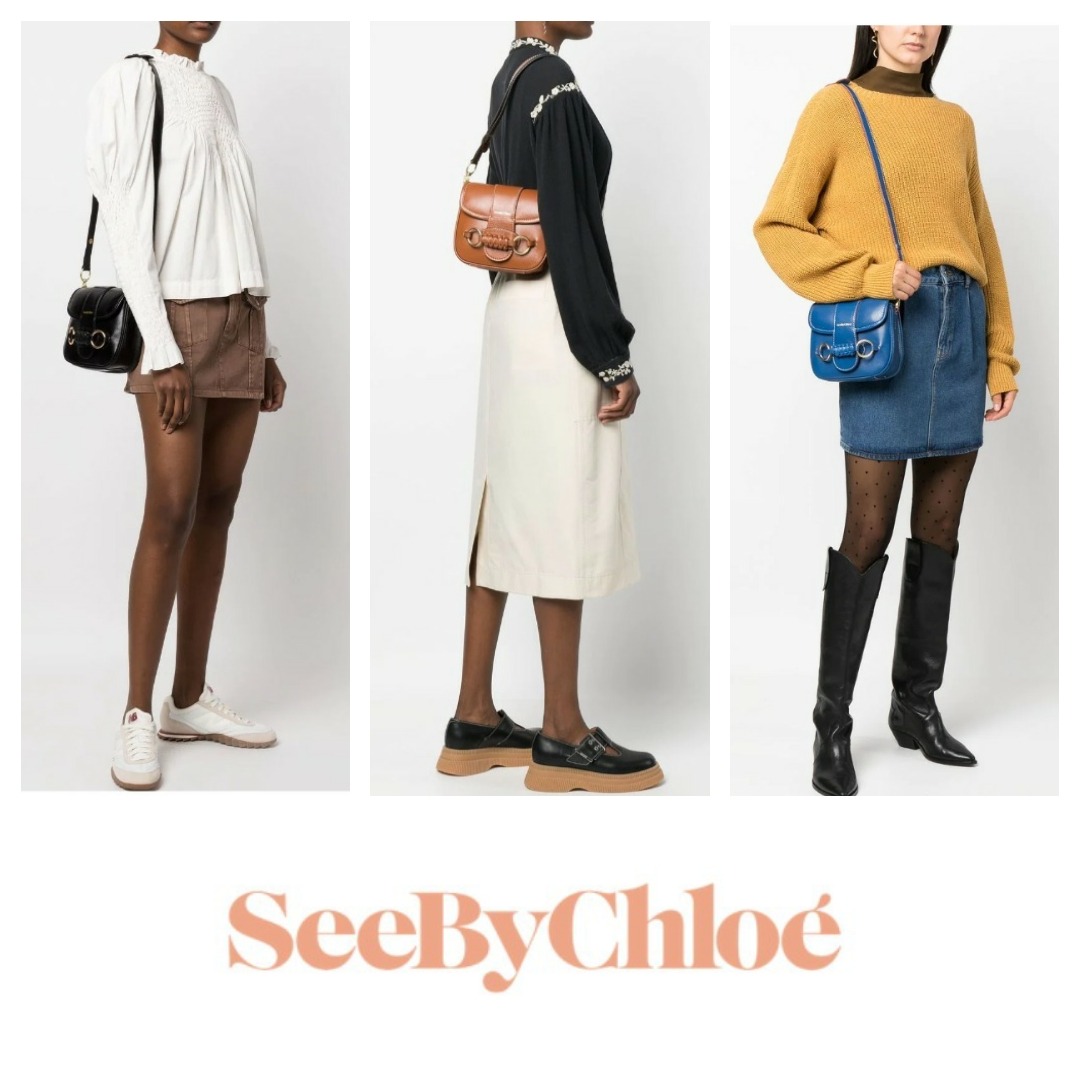 SEE BY CHLOE Sadie Satchel Bag In Smooth Goatskin Luxury Bags