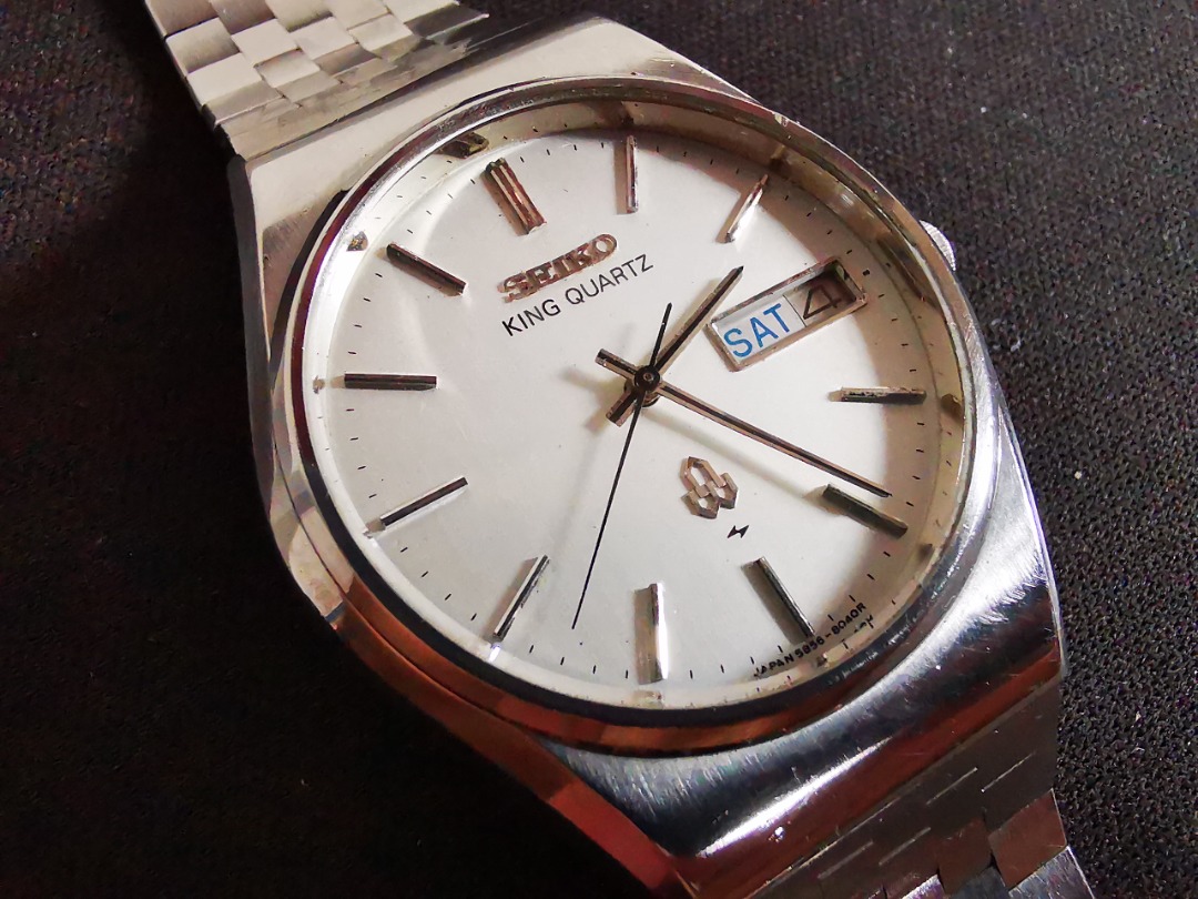 Seiko King Quartz KQ 5856-8030, Luxury, Watches on Carousell