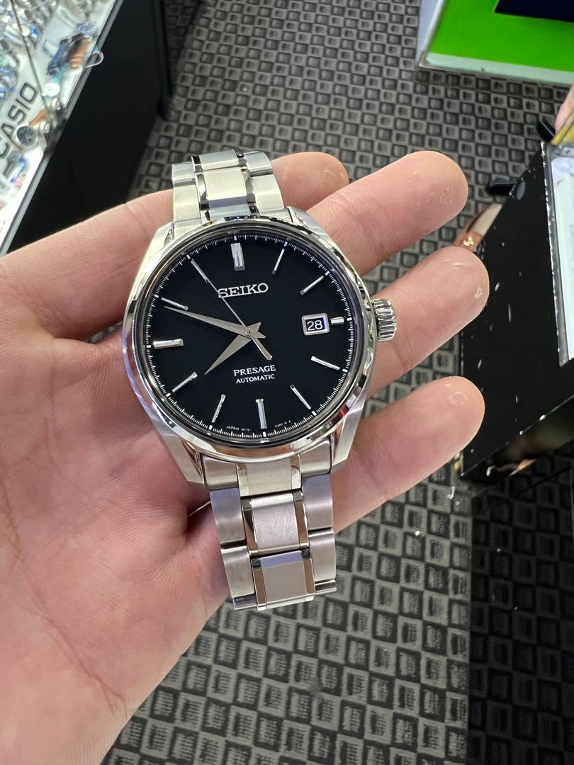 SEIKO PRESAGE TITANIUM BABY GS MADE IN JAPAN 🇯🇵 6R15 AUTOMATIC 100M  SARX057, Men's Fashion, Watches & Accessories, Watches on Carousell