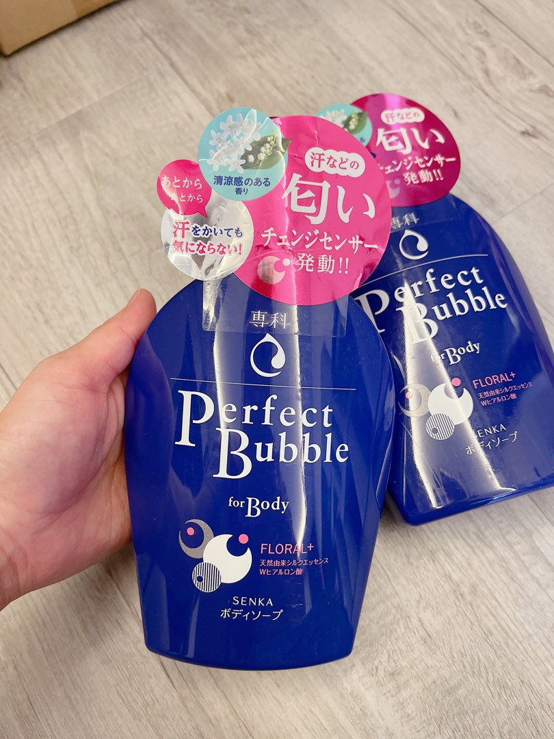 SENKA perfect bubble floral 500ML, Beauty & Personal Care, Bath & Body ...