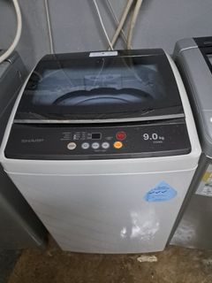 Sharp 9kg washing machine washer 3cticks warranty 2months