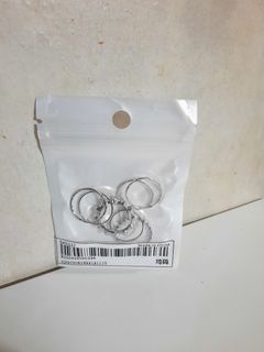 Shein Silver Rings Set of 8pcs