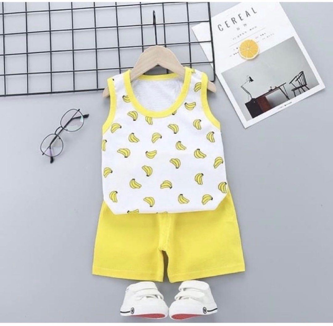 Sleeveless and Shorts 6M, 2Y (Category: Babies & Kids Fashion) located in Pasig City. Submitted by jnet318 (Listing ID 1223439195, Image 1). Description: 👶Cotton Fabric, Soft, Comfortable, Skin friendly and breathable 👶 Double Layered and fixed double line stitches 👶Ziplock packaging Available Size Sleeveless ✅ 55 6-12 mo ✅ 65 2-3 yo .
