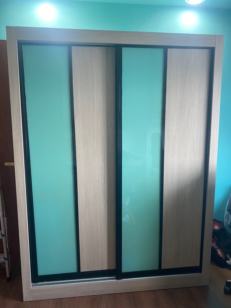 Sliding door wardrobe, Furniture & Home Living, Furniture, Shelves