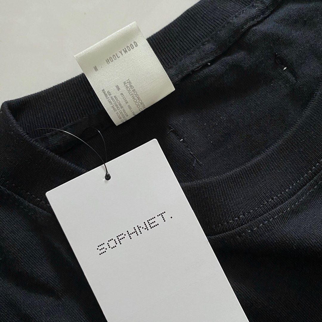 Sophnet x N. Hoolywood 20th Anniversary 'SOPHNH' Black Tshirt ...