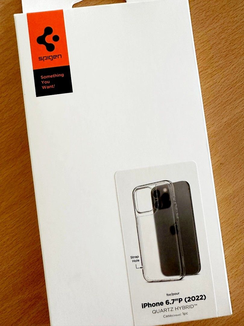 Spigen Quartz Hybrid For iPhone 14 Pro Max (Category: Cases & Sleeves) located in Las Pinas. Submitted by seektoshop (Listing ID 1223478471, Image 1). Description: Brand: SPIGEN Model: iPhone 14 Pro Max Compatibility: APPLE Type (case/cover): Back Cover Condition: Slightly Used Description: ▪︎ Hybrid technology that is made of a TPU bumper with a durable Temperes Glass back ▪︎ Crystal clear transparency flaunts original phone design ▪︎ Raised bez
