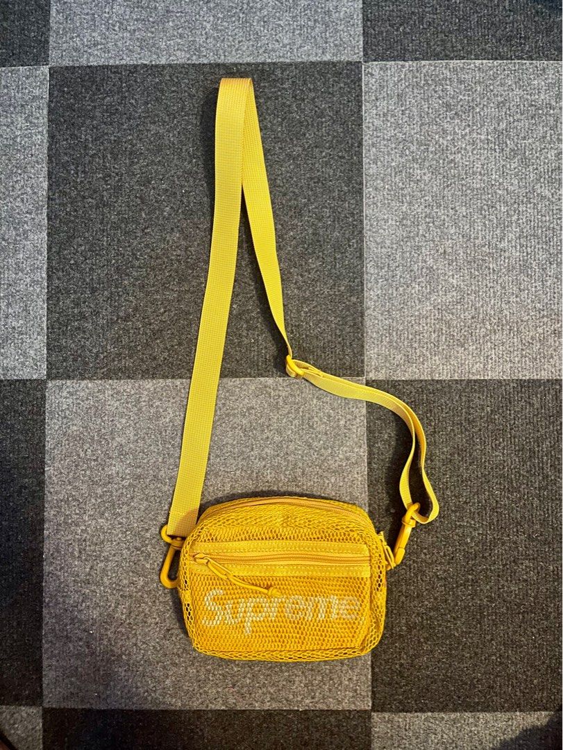 Supreme yellow shop shoulder bag