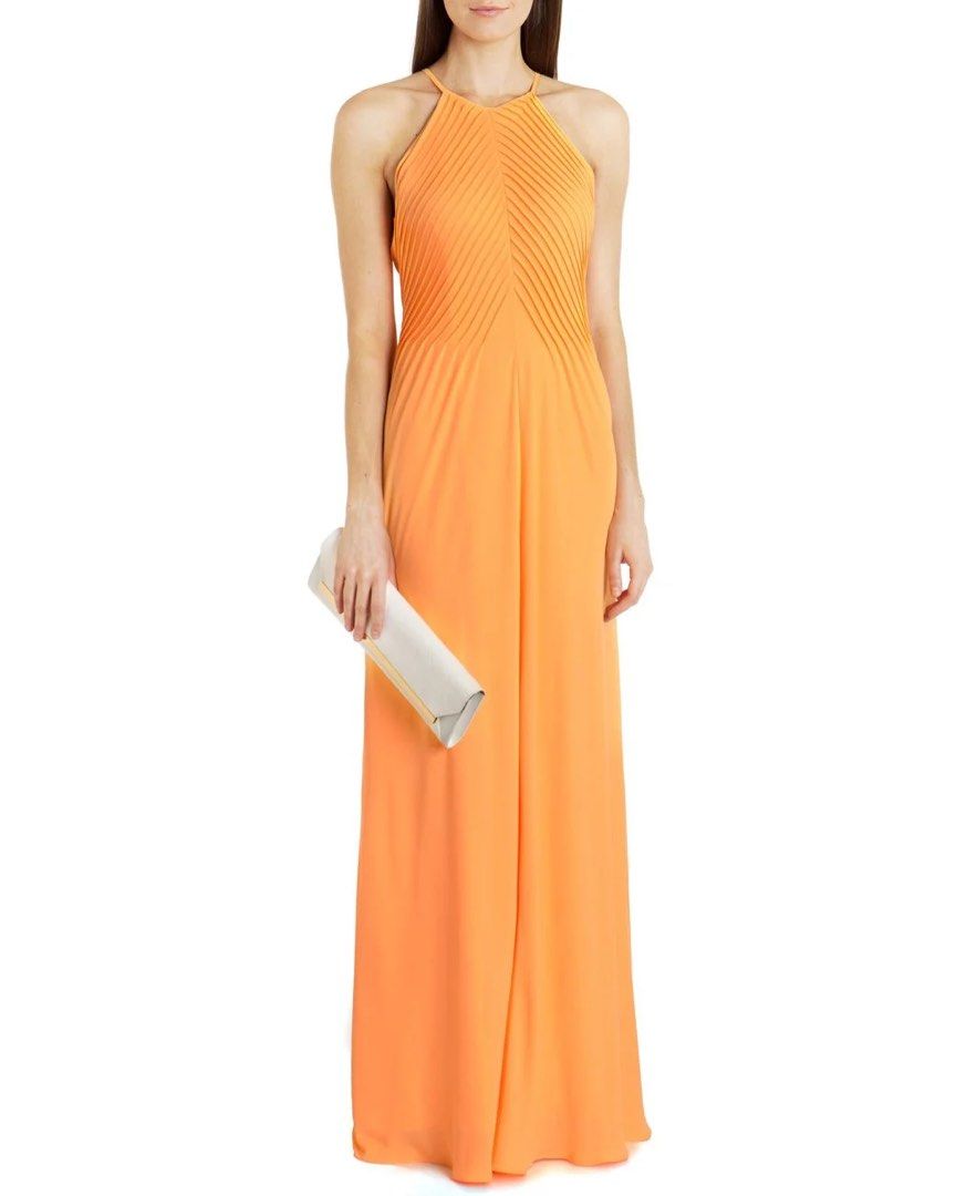 ted baker orange dress