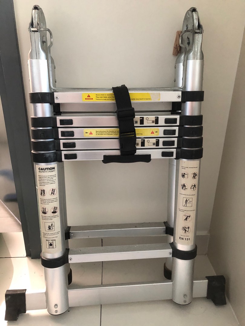 Strong Man Telescopic ladder, Furniture & Home Living, Home Improvement