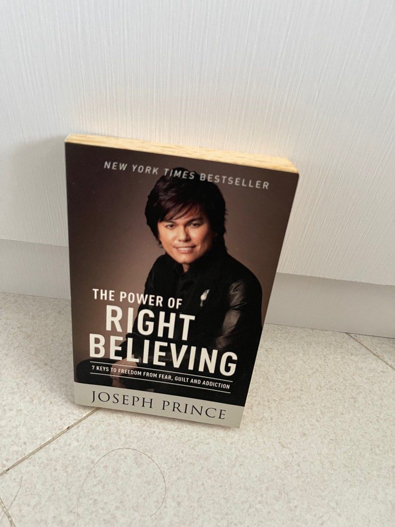 The power of right believing by Joseph prince, Hobbies &
