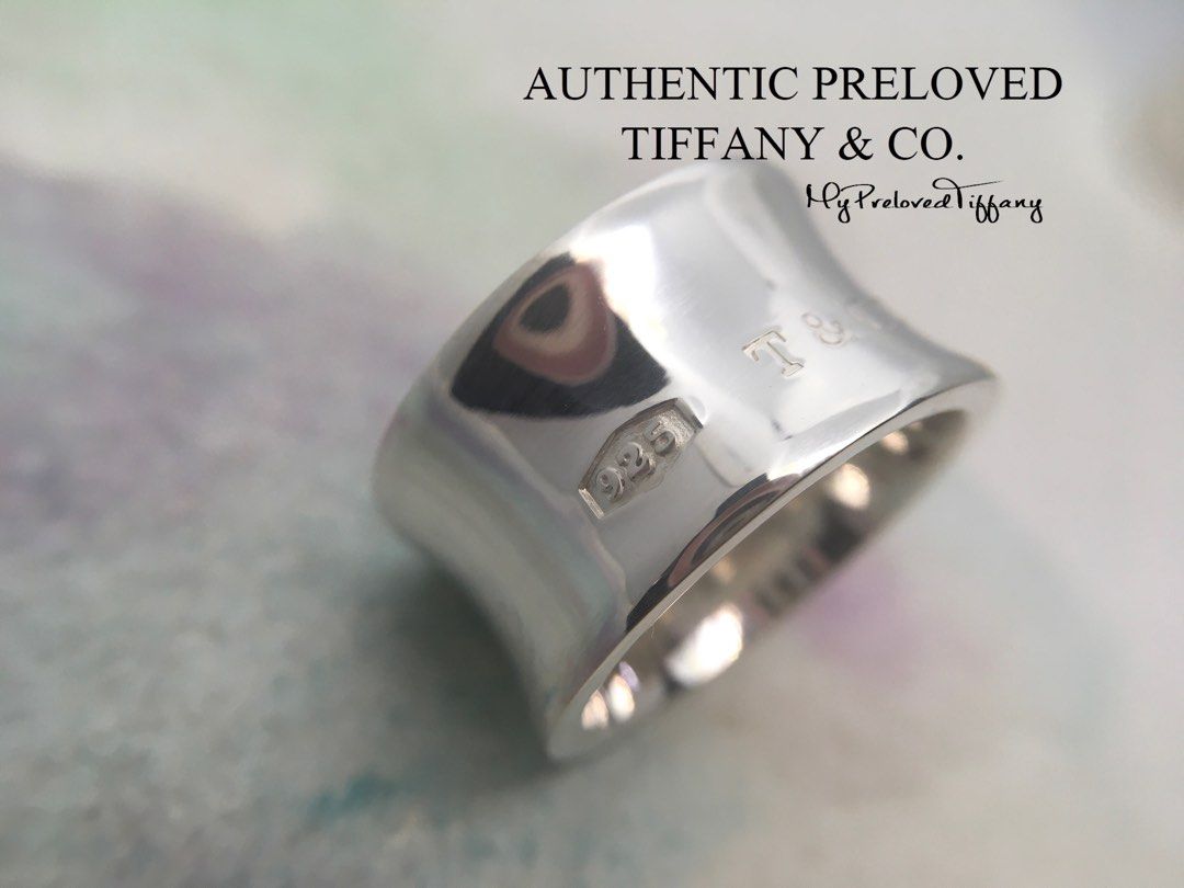 Tiffany 1837 sale wide ring