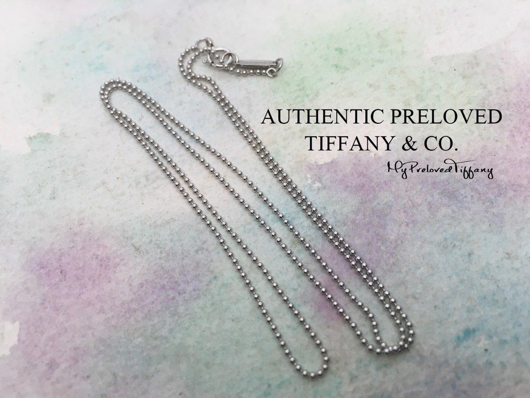 White gold necklace on sale tiffany