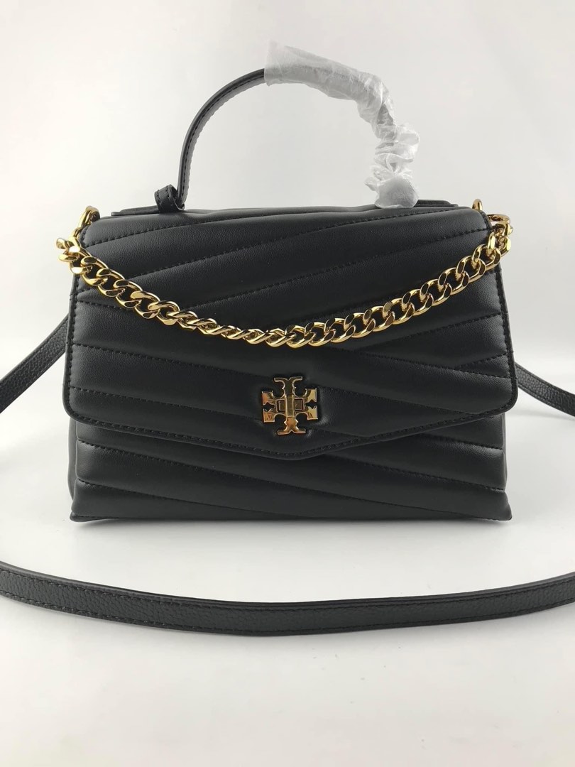 Top Handle Kira Chevron, Luxury, Bags & Wallets on Carousell