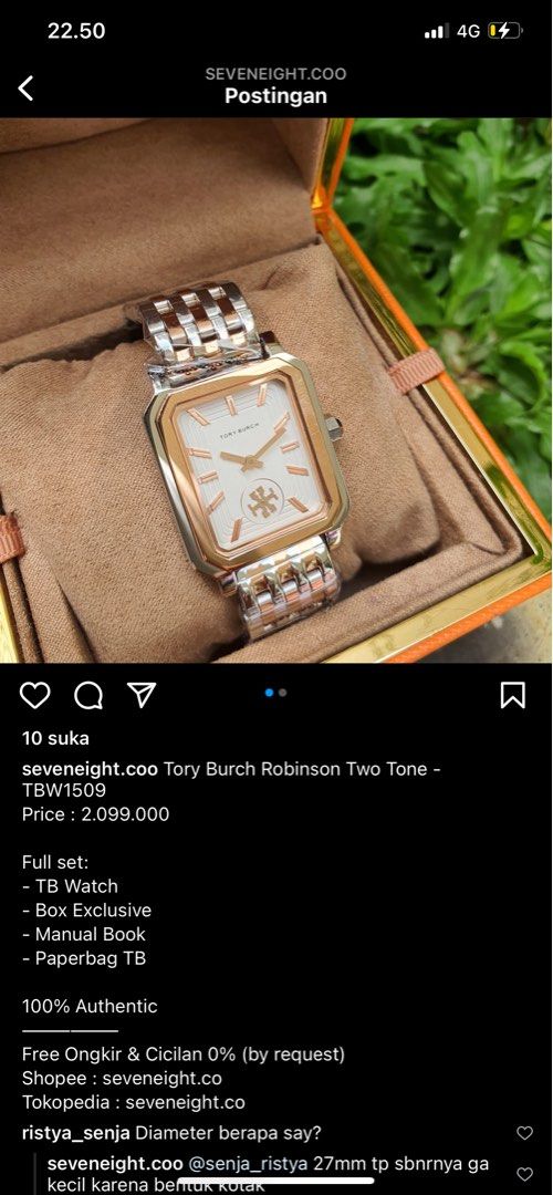 Tory Burch Robinson Watch TBW1509