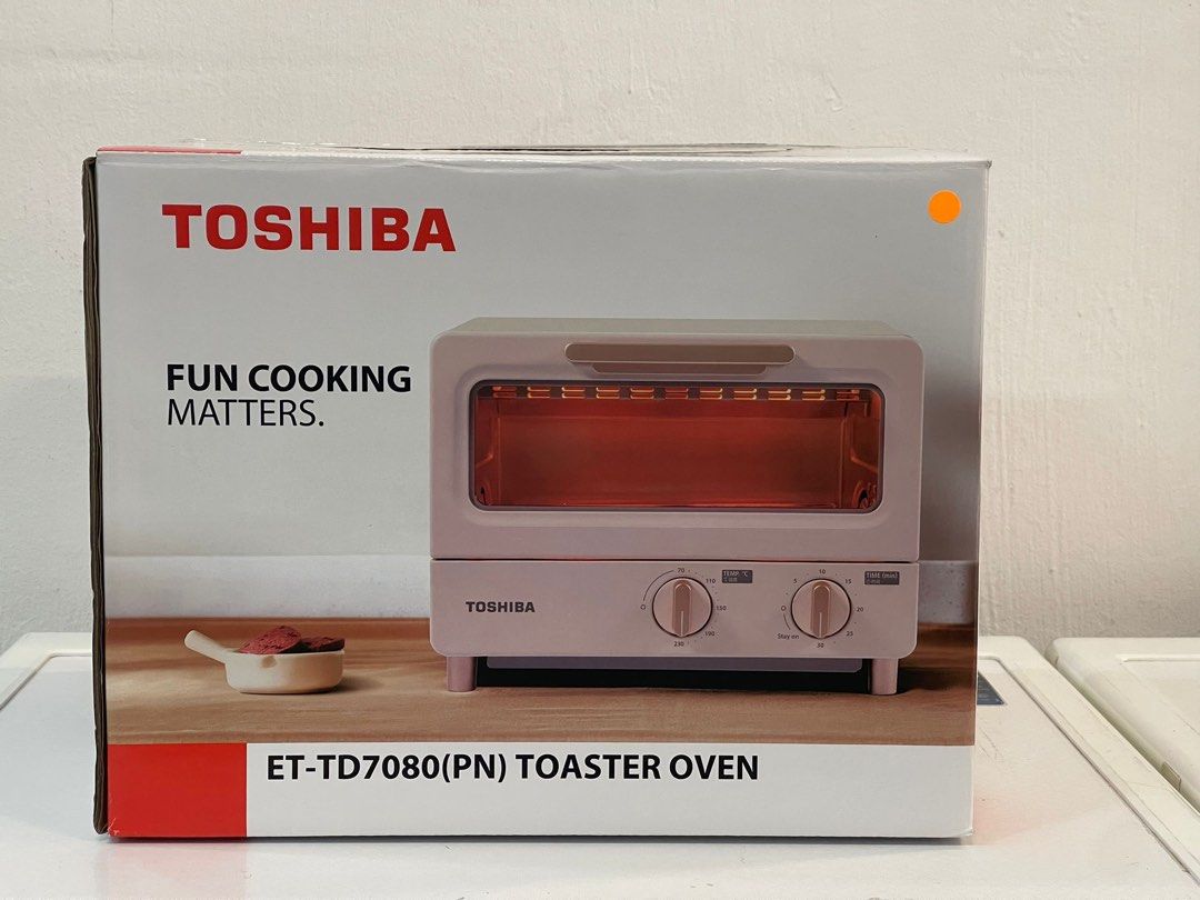 TOSHIBA ETTD7080(PN) TOASTER OVEN (8L), TV & Home Appliances, Kitchen
