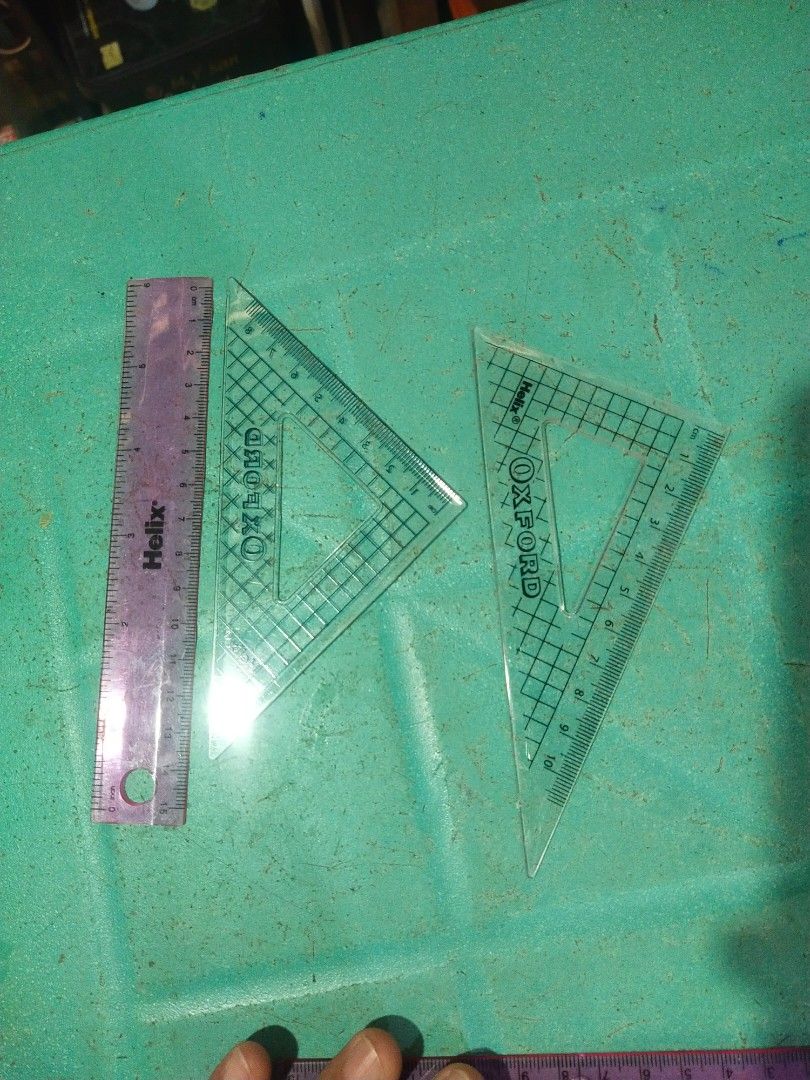 triangles/ruler, Hobbies & Toys, Stationary & Craft, Stationery