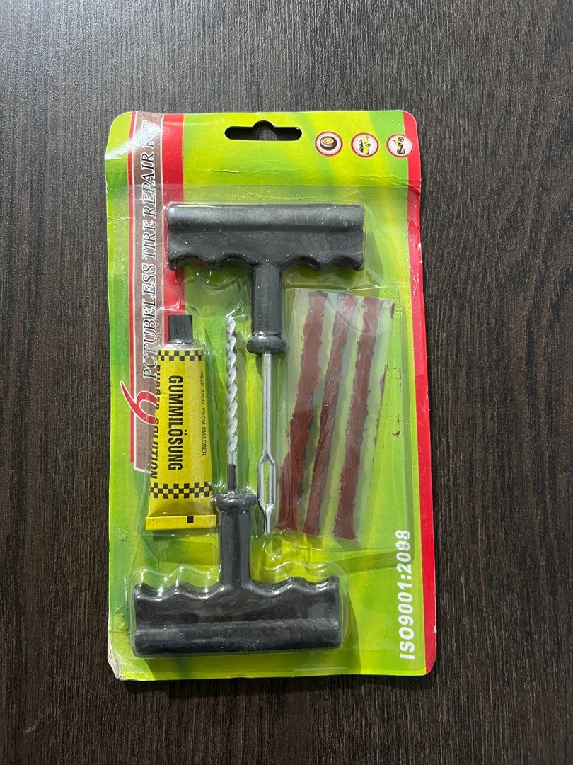 Tyre repair kit, Motorcycles, Motorcycle Accessories on Carousell