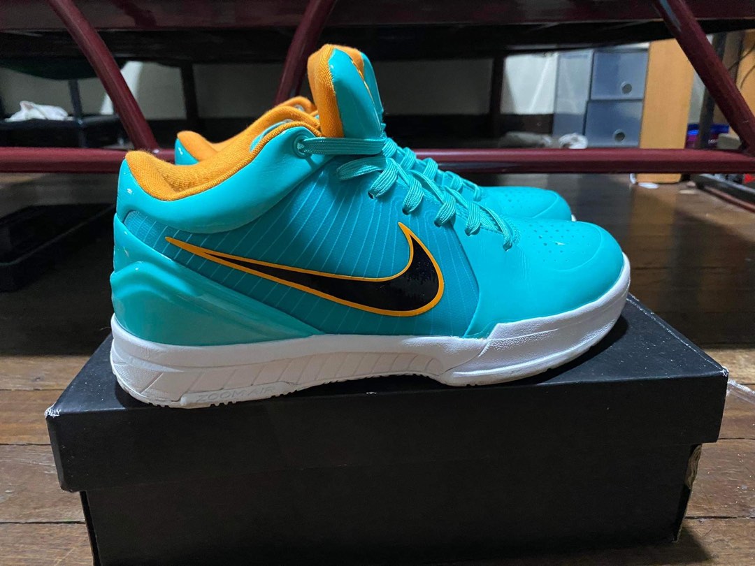 Undefeated x Kobe 4 Protro Hyper Jade Ua Men s Fashion