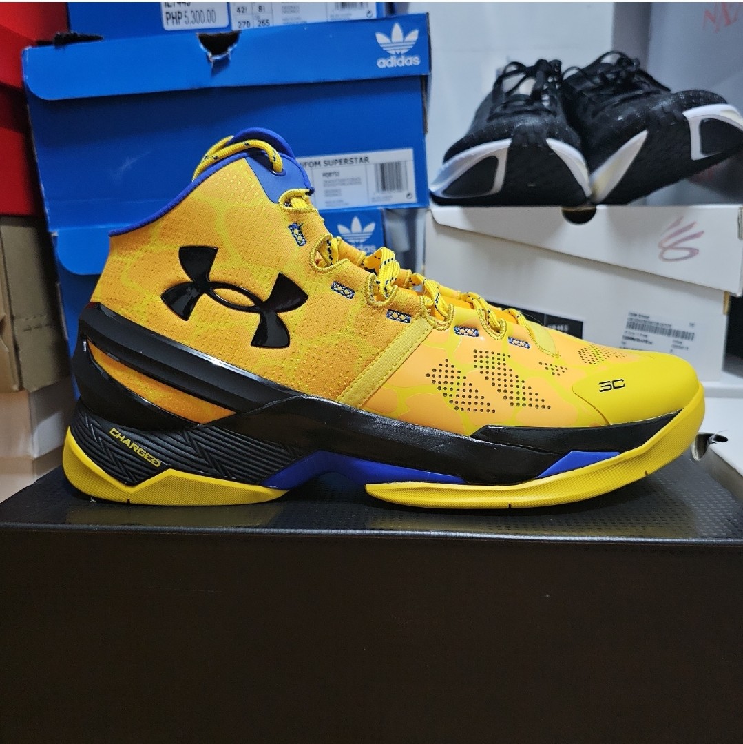 Under Armour Curry 2 Double Bang Mens Fashion Footwear Sneakers On Carousell 3767