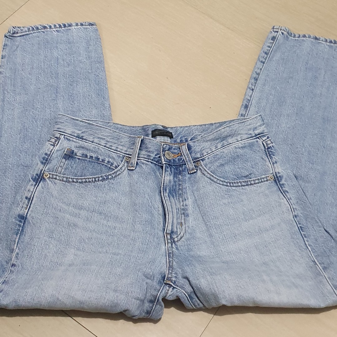 UNIQLO Mom Jeans on Carousell
