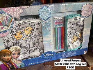 Unused color bag set