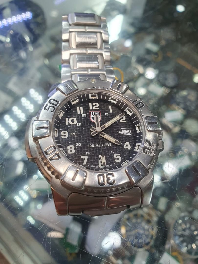 Used LUMINOX Series 6200 EVO Navy Seal 200 Meters Diver s Watch