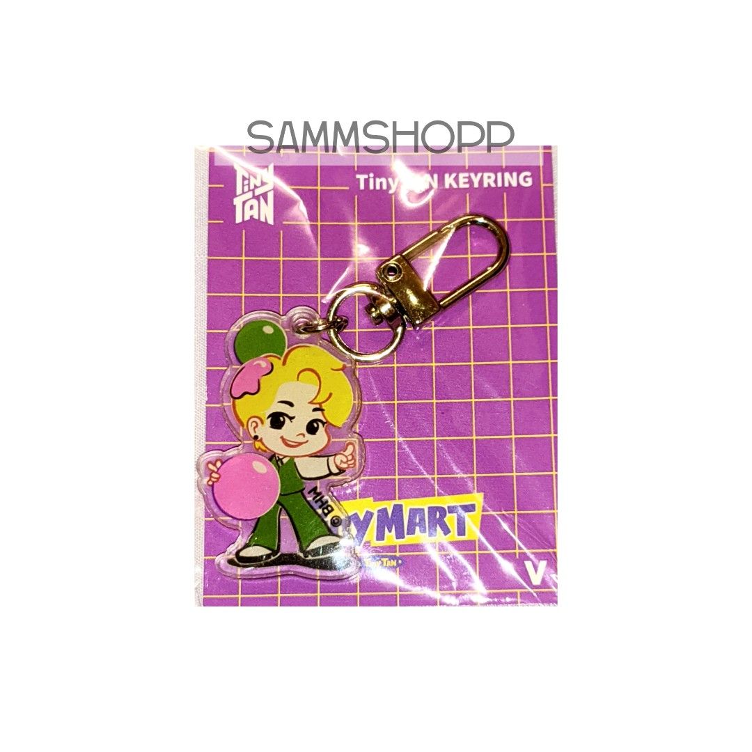 V BTS TinyTAN KEYRING, Hobbies & Toys, Collectibles & Memorabilia, K
