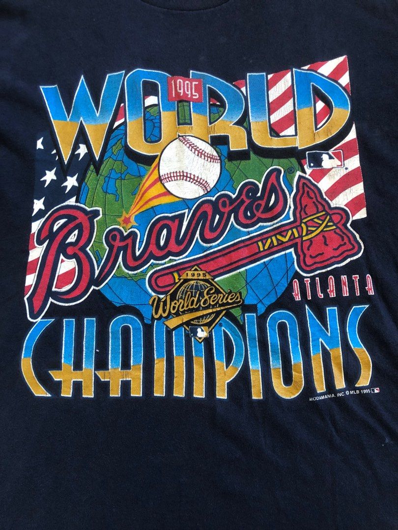90s Atlanta Braves MLB Baseball t-shirt Medium - The Captains Vintage