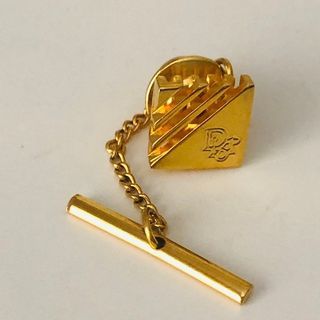 Vintage Dior Gold tone Necktie Pin