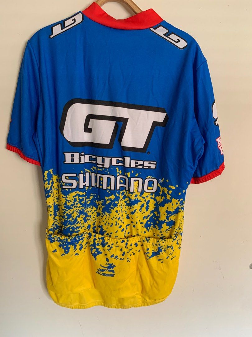Vintage GT cycles retro cycling bicycles bike jersey MTB XL 90s