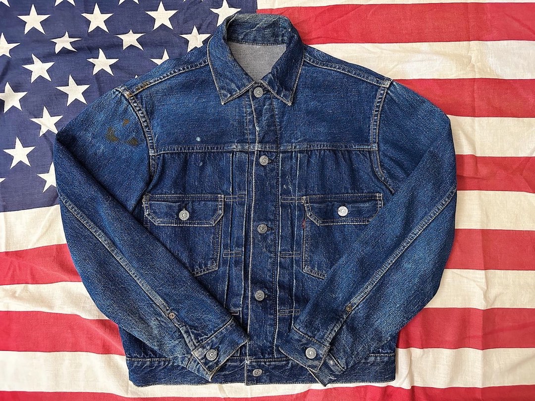 Vintage Levis 1950s 517XX Type 2 Selvedge Denim Jacket Big E