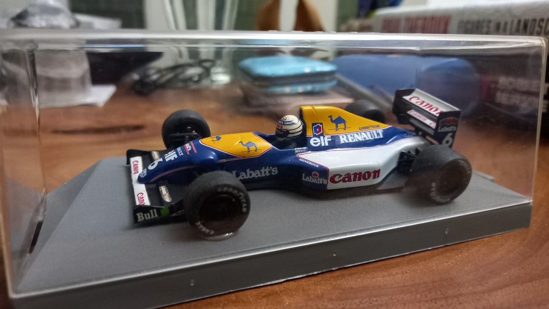 Miniature Williams Renault FW14 F1 1992 Patrese - Minichamps 1/43 - Occasion