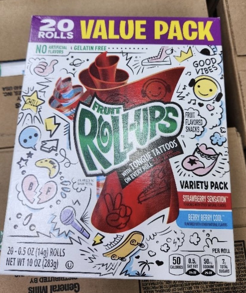 Viral Fruits roll ups sold out worldwide ONHAND 4PCS LEFT, Food