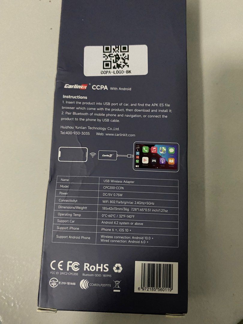 Wireless Carlinkit, Auto Accessories on Carousell