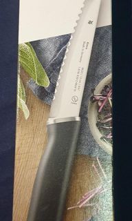 WMF 1896226032 Kineo Utility Knife, 12cm Silver/Black