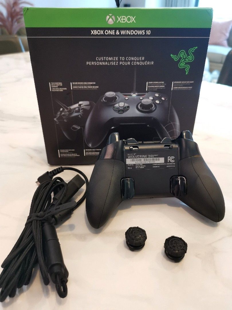 Xbox One Razer Console XBox controller: Xbox One & Windows 10 Razer Wolverine Tournament ...