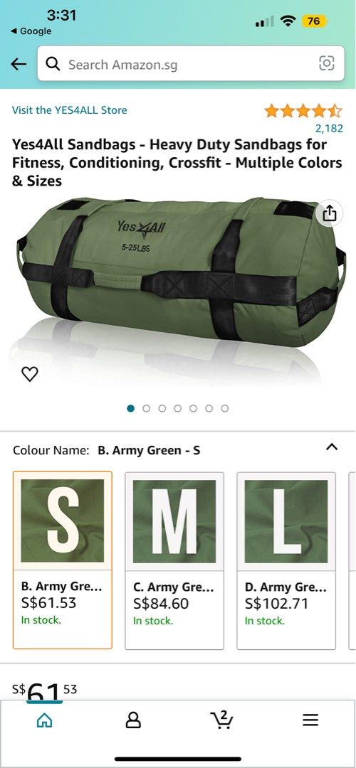 Yes 4 shop all sandbag