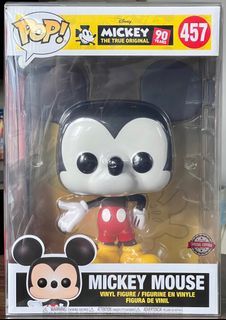10 inch Mickey Mouse  Funko Pop with Protector (Limited Edition, 90 years, Walt Disney, Original, Classic)