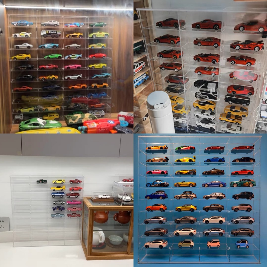 Custom hot shop wheels display case