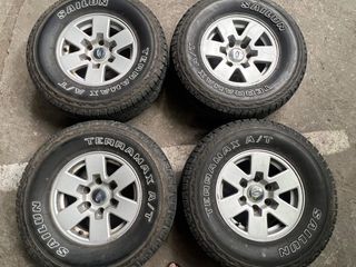 17” Ford Pick XLT used Mags used 6Holes pcd 139 w/265-70-r17 Sailun All Terrain Tires