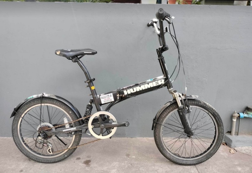 hummer folding bike