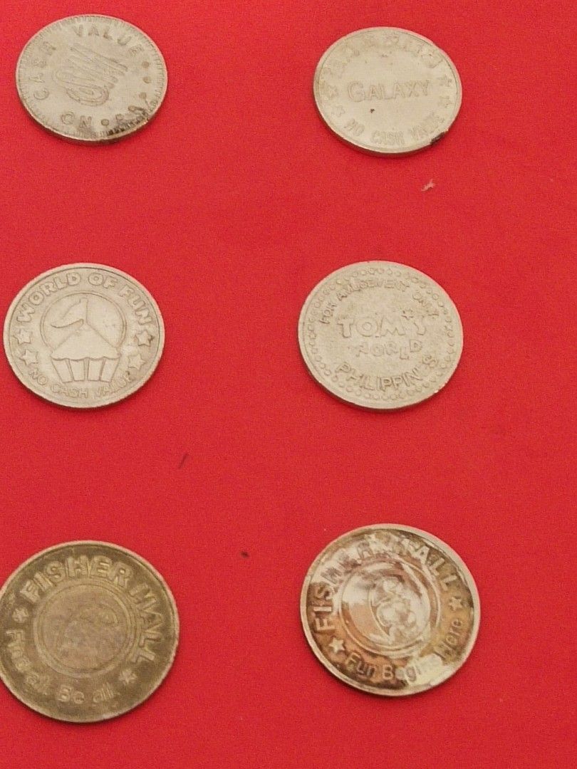 30 Pinoy Gaming TOKENS/Assorted/30 pcs., Hobbies & Toys, Memorabilia ...