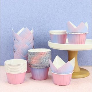 50pcs-Gradient Cupcake Liner