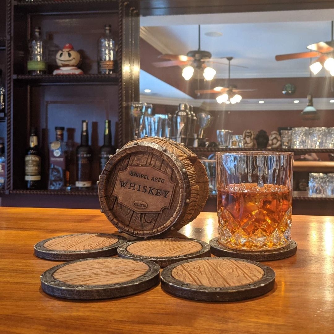 Home outlet bar coasters