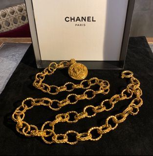 94A Chanel Vintage Grapevine Gold Chain Belt  中古葡萄藤系列腰鏈