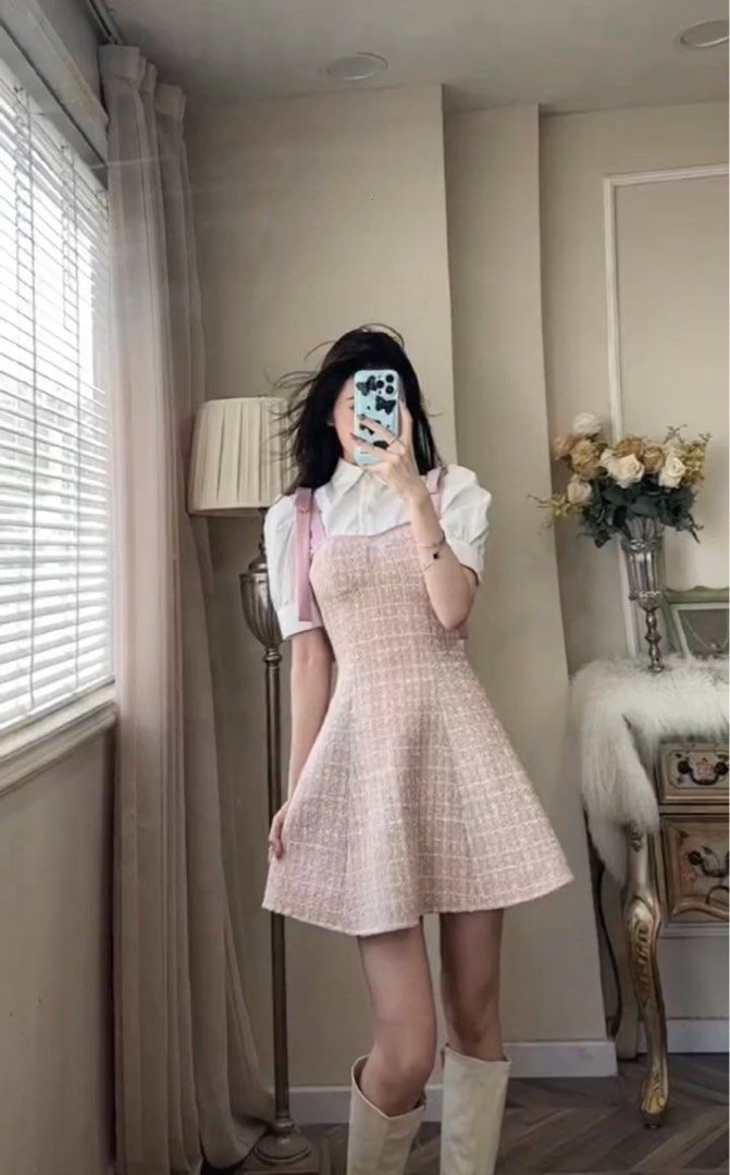 Pink hot sale korean outfit