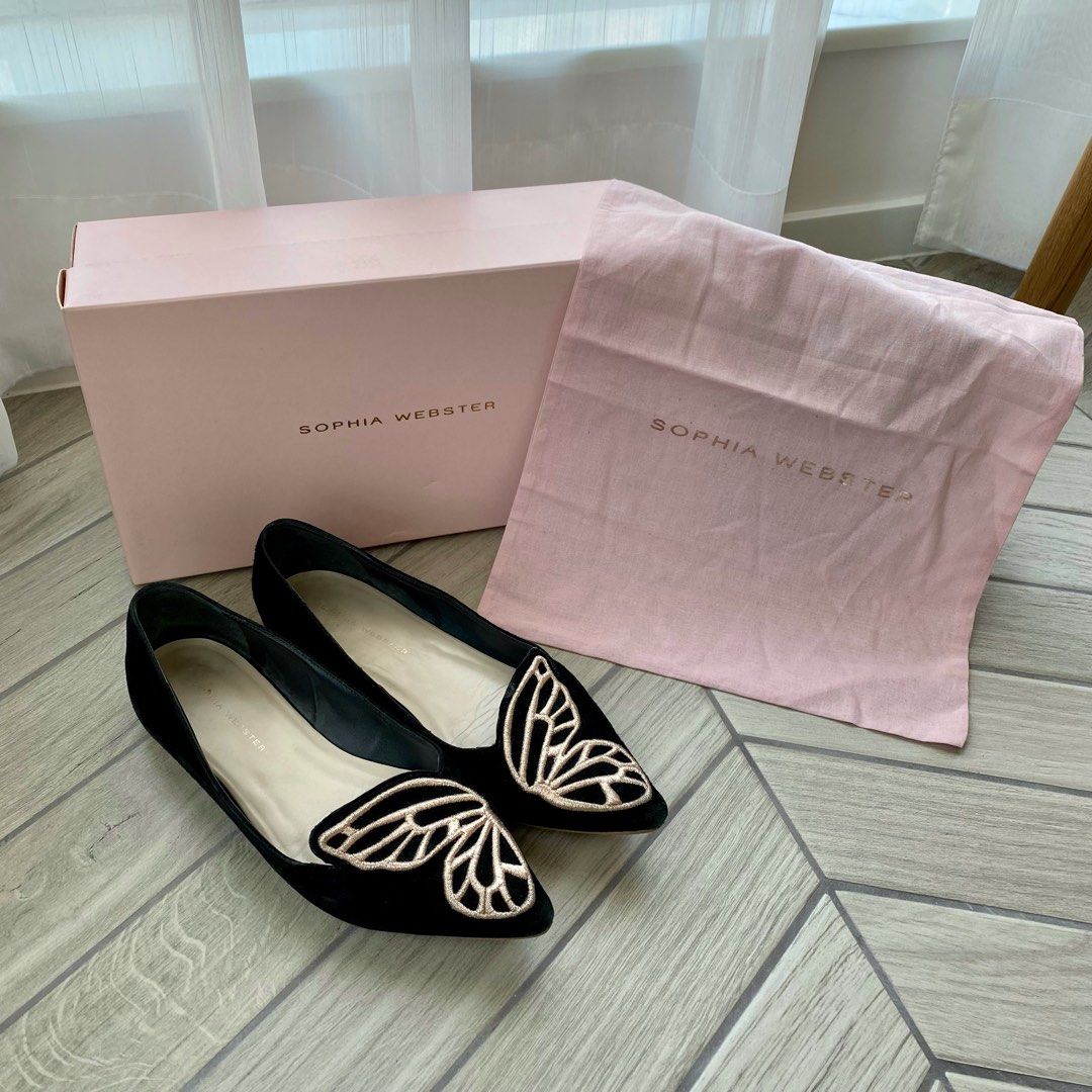 Sophia webster bibi butterfly flat store