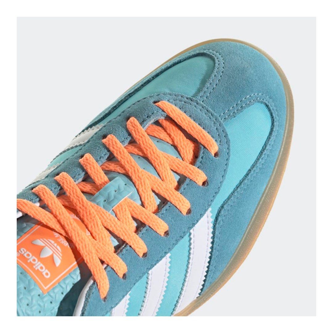 adidas gazelle silver green womens Adidas Gazelle Indoor Preloved Blue White Gum main image 1